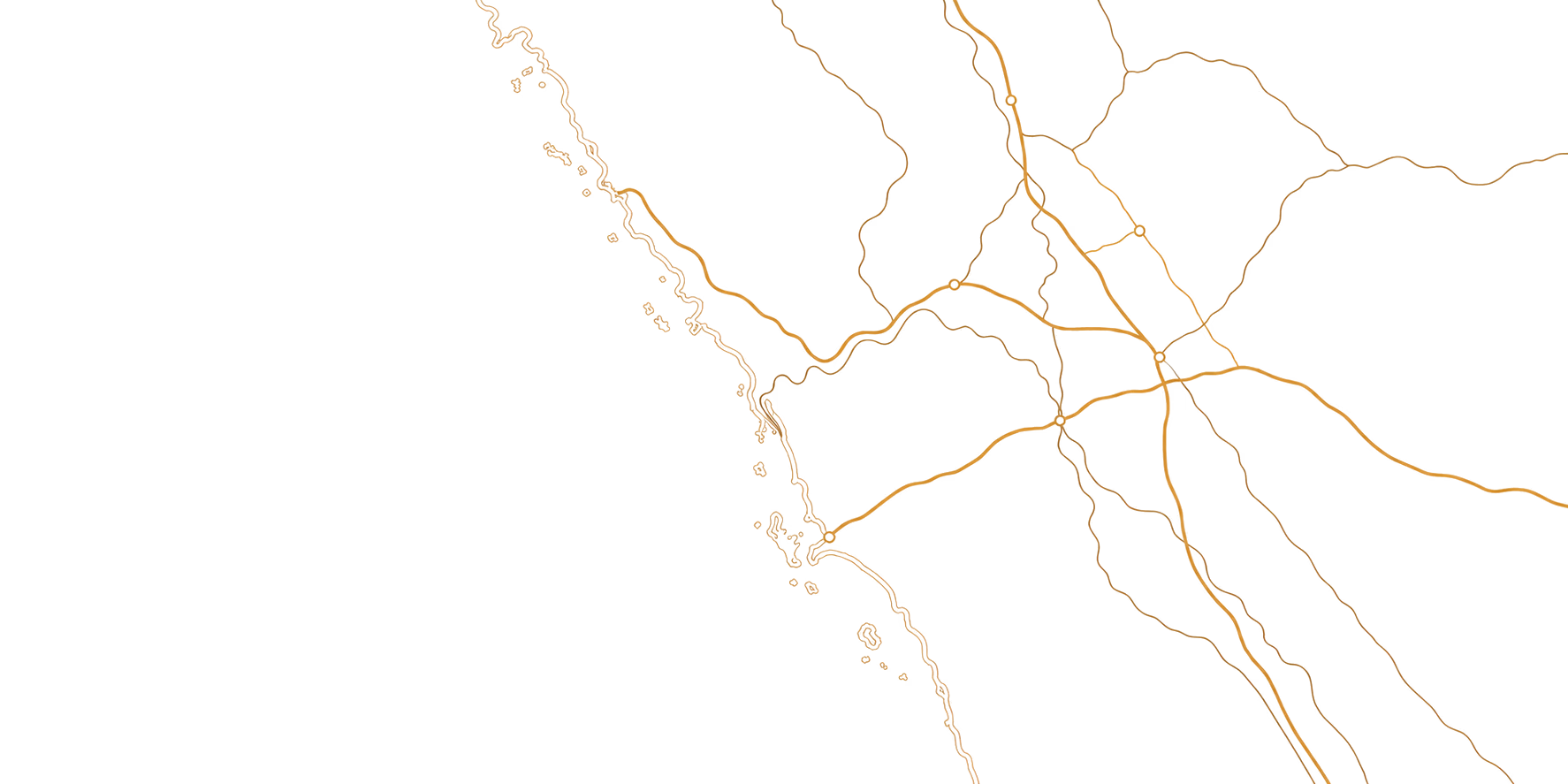 Road map of Sonoma County, from Bodega Bay on the coast to Healdsburg and Sonoma